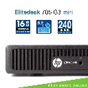 Mini PC HP EliteDesk 705 G3 AMD A10 | 8GB RAM | 256GB SSD | Kit Mouse y Teclado HP