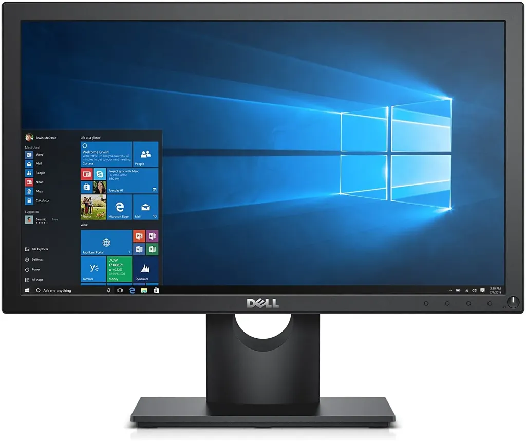 Monitor Dell E1916HV 18.5" HD | Entrada VGA | 60Hz | Nuevo